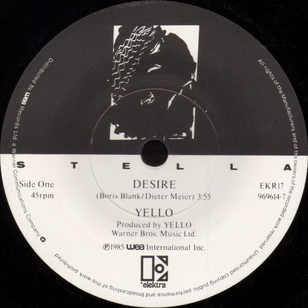 Yello : Desire (7", Single, Sol)