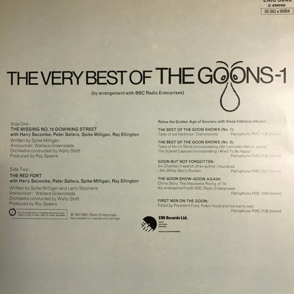 The Goons : The Very Best Of The Goons - 1 (LP, Comp, RP)