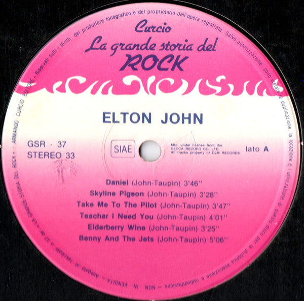 Elton John : Greatest Hits (LP, Comp)