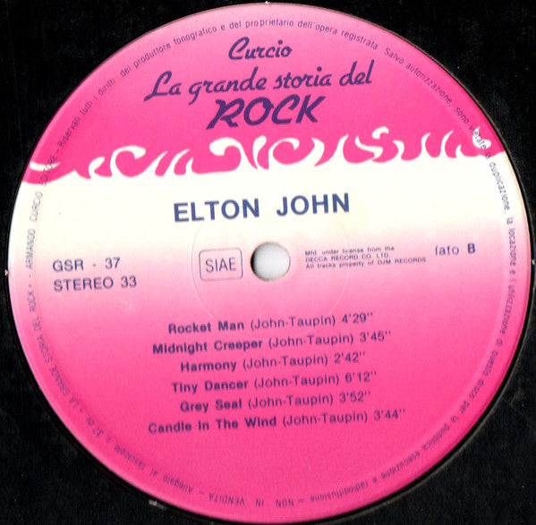 Elton John : Greatest Hits (LP, Comp)