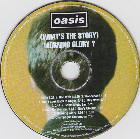 Oasis (2) : (What's The Story) Morning Glory? (CD, Album)