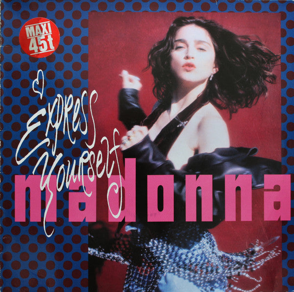 Madonna : Express Yourself (12", Maxi, Als)