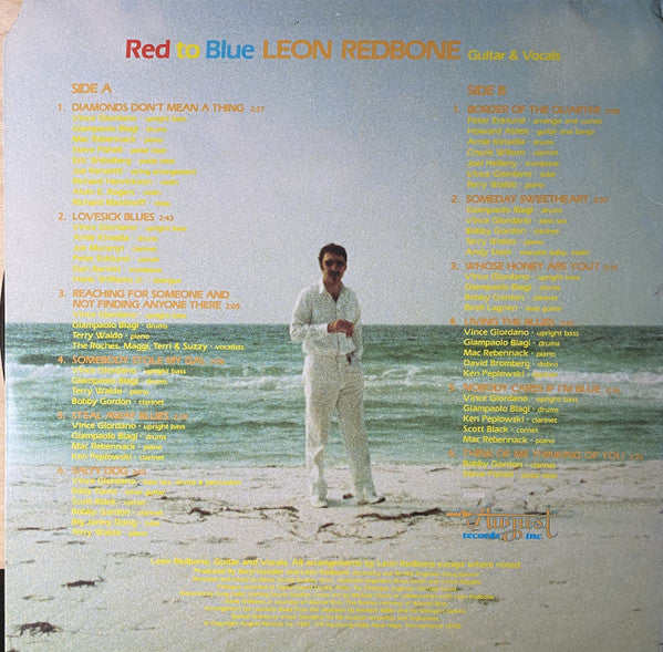 Leon Redbone : Red To Blue (LP, Album)
