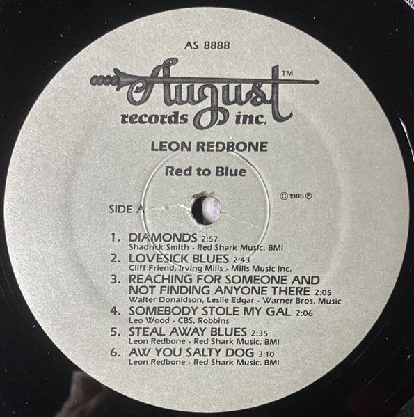 Leon Redbone : Red To Blue (LP, Album)