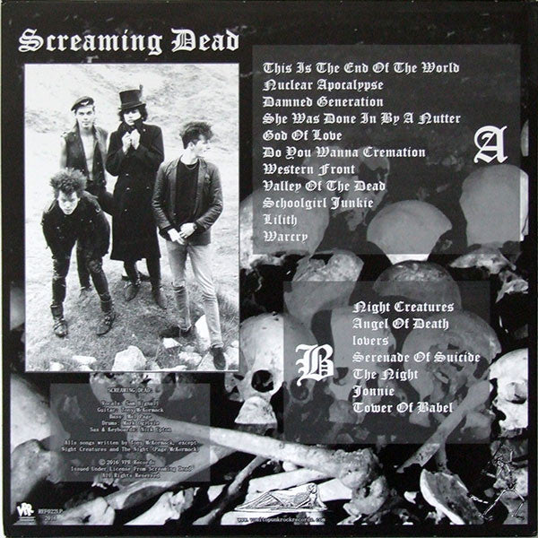 Screaming Dead : Songs 82/85 (LP, Comp, Ltd, Whi)