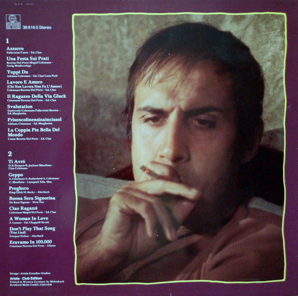 Adriano Celentano : The Best Of Adriano Celentano (LP, Comp, Club)