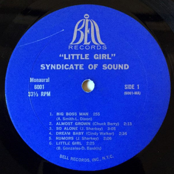 Syndicate Of Sound : Little Girl (LP, Album, Mono, Mon)