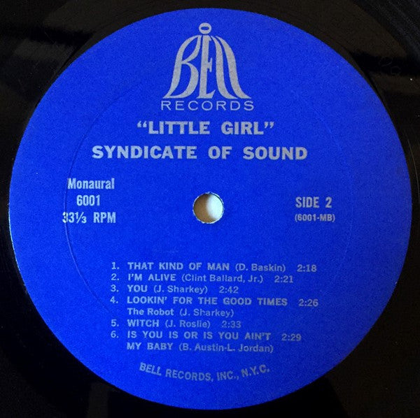 Syndicate Of Sound : Little Girl (LP, Album, Mono, Mon)