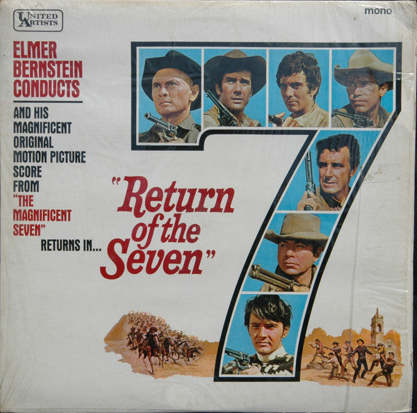Elmer Bernstein : Return Of The Seven (Original Movie Soundtrack) (LP, Album, Mono)