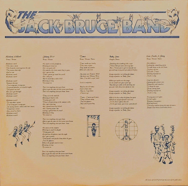 The Jack Bruce Band : How's Tricks (LP, Album)