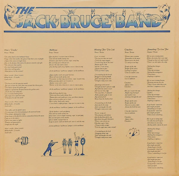 The Jack Bruce Band : How's Tricks (LP, Album)