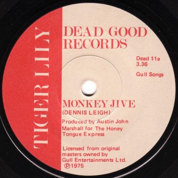 Tiger Lily (2) : Monkey Jive (7", Single, RE)