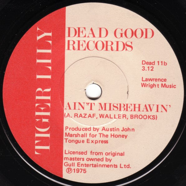 Tiger Lily (2) : Monkey Jive (7", Single, RE)