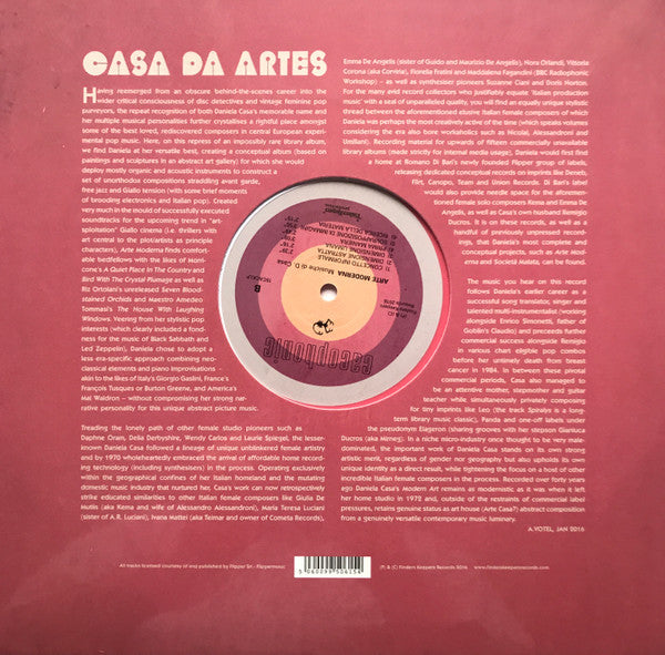 Daniela Casa : Arte Moderna (LP, Album, RE, Pin)