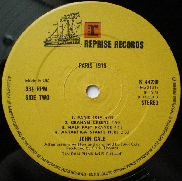 John Cale : Paris 1919 (LP, Album)