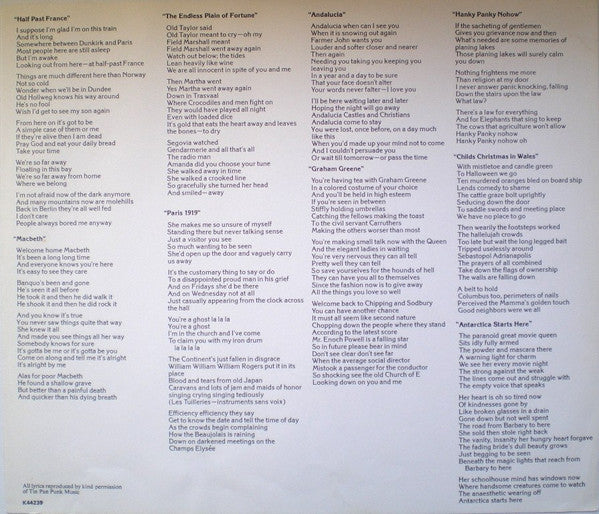 John Cale : Paris 1919 (LP, Album)