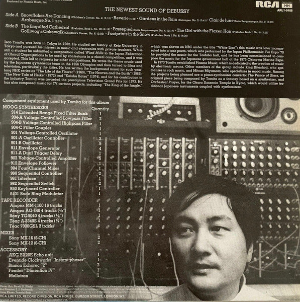 Tomita, Debussy* : Snowflakes Are Dancing (The Newest Sound Of Debussy) (LP, Album)