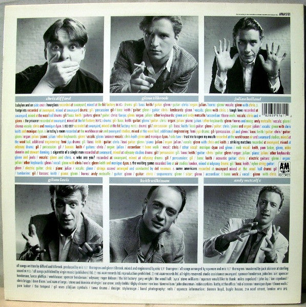 Squeeze (2) : Babylon And On (LP, Album, DMM)