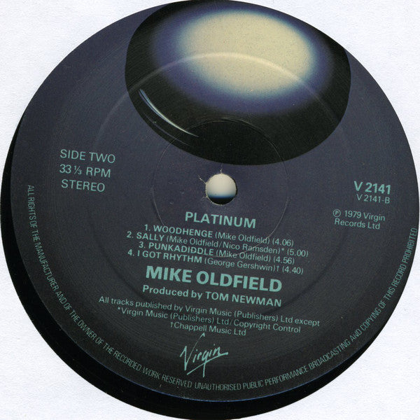 Mike Oldfield : Platinum (LP, Album, 2nd)