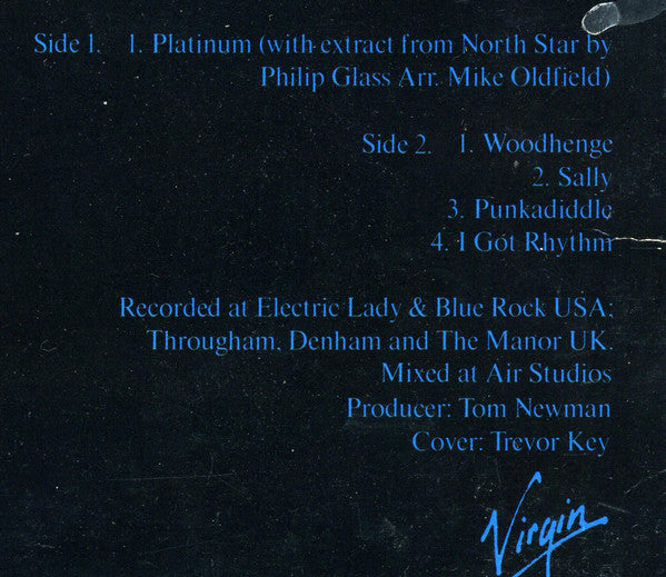 Mike Oldfield : Platinum (LP, Album, 2nd)