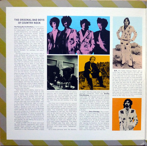 The Flying Burrito Bros : Close Up The Honky Tonks (2xLP, Comp, RP, Gat)