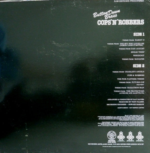 Button Down Brass* : Cops `N´ Robbers (LP)