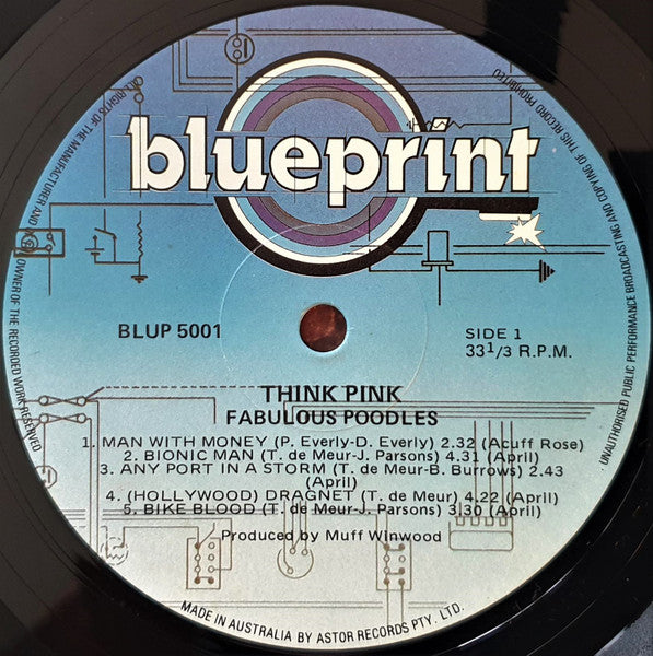 Fabulous Poodles : Think Pink (LP, Album)