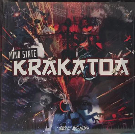 Uncle Mic Nitro : Mind State Krakatoa (LP, Album, Red)