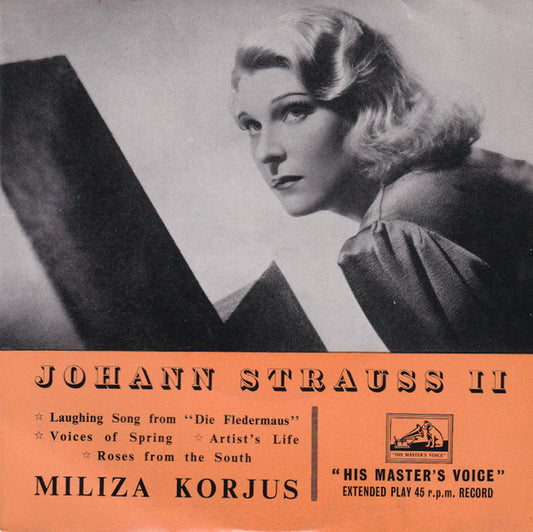 Miliza Korjus : Johann Strauss II (7", EP)