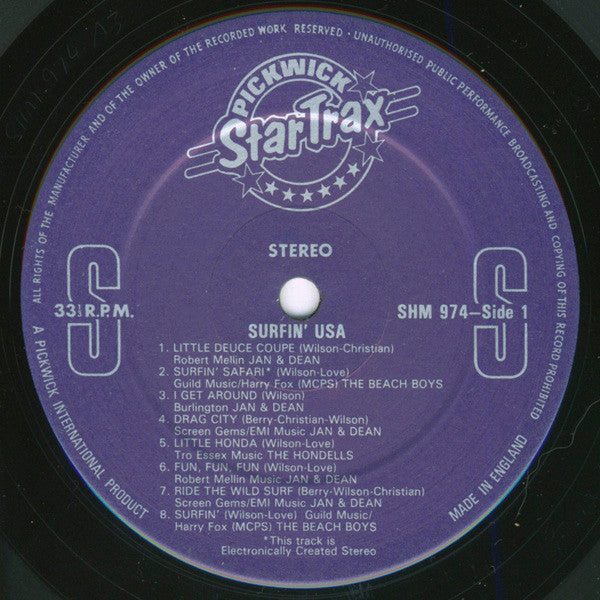 Various : Surfin' U.S.A. (LP, Comp)