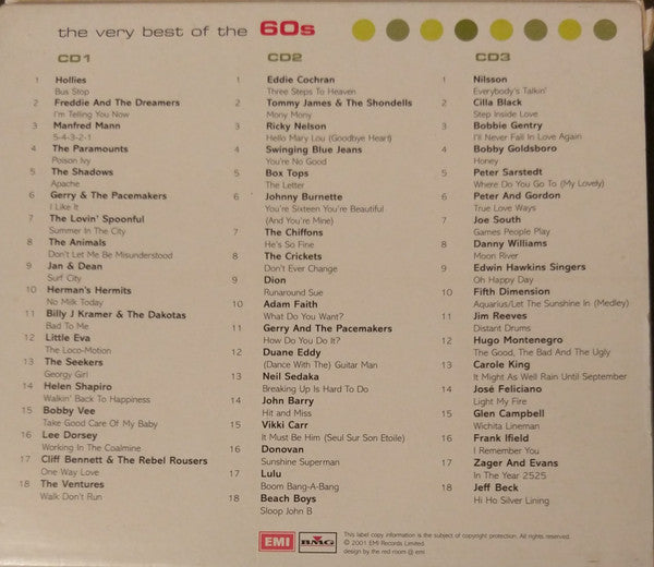 Various : The Very Best Of The 60s (3xCD, Comp)