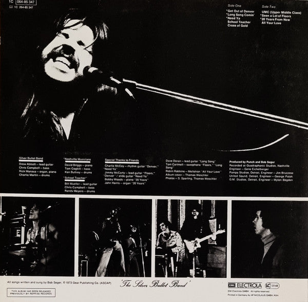 Bob Seger : Seven (LP, Album, RE)