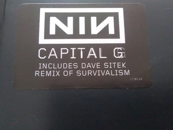 Nine Inch Nails : Capital G (9", Single, Ltd)