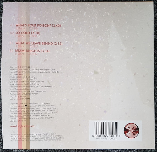 Knight$ : What's Your Poison? (10", EP, Ltd, Ora)