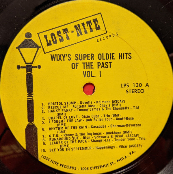 Various : WIXY's Super Oldie Hits Of The Past Vol. I (LP, Comp)