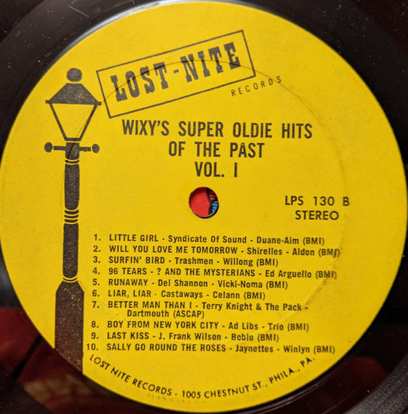 Various : WIXY's Super Oldie Hits Of The Past Vol. I (LP, Comp)