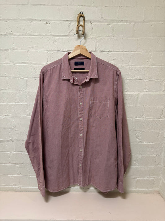 80s Check Shirt Red