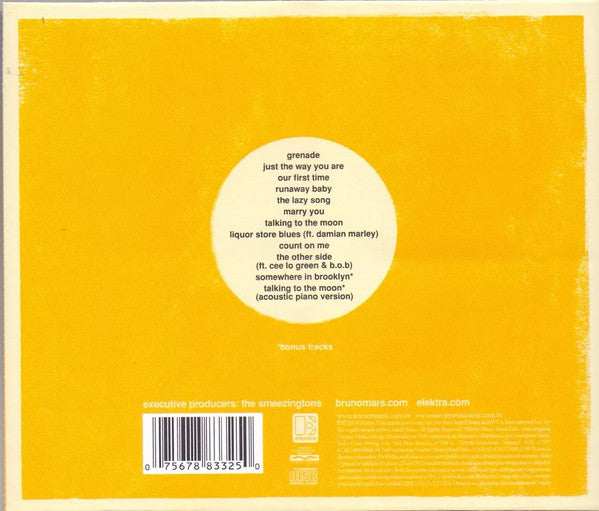 Bruno Mars : Doo-Wops & Hooligans (CD, Album)