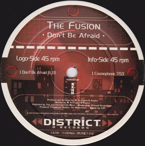 The Fusion : Don't Be Afraid (12")