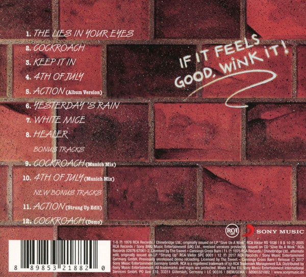 Sweet* : Give Us A Wink! (CD, Album, RE, RM)