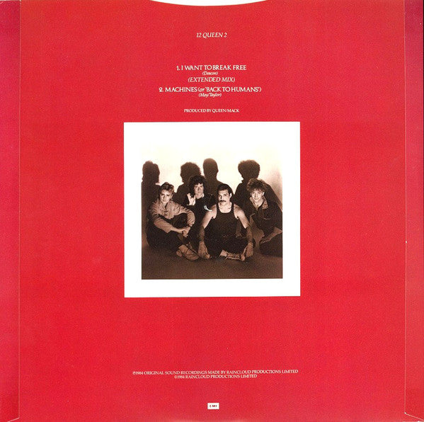 Queen : I Want To Break Free (12", Whi)