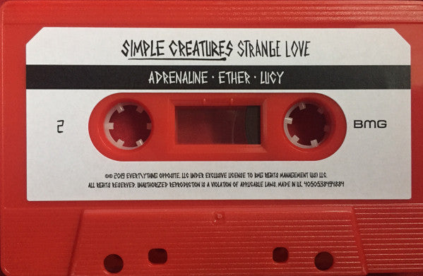 Simple Creatures : Strange Love (Cass, EP, Ltd, Red)