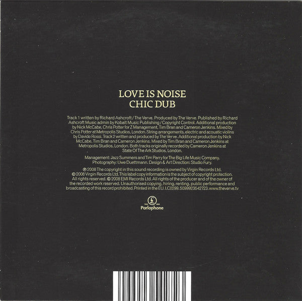 The Verve : Love Is Noise (CD, Single, Car)