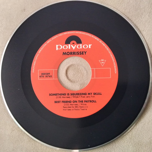 Morrissey : Something Is Squeezing My Skull (CD, Single)