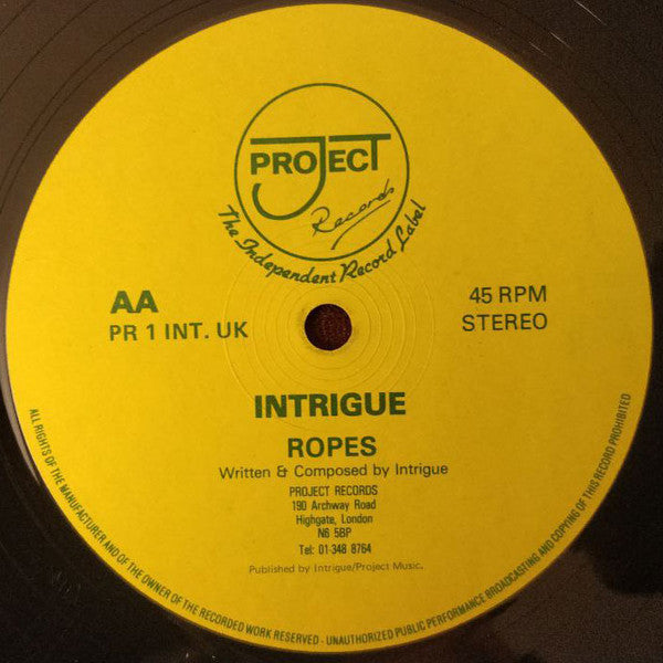 Intrigue (3) : Heaven Made / Ropes (12")