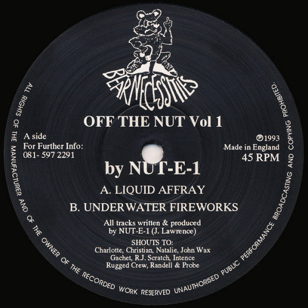 Nut-E-1 : Off The Nut Vol 1 (12")