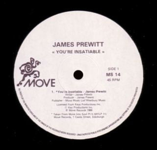 James Prewitt : You're Insatiable (12")