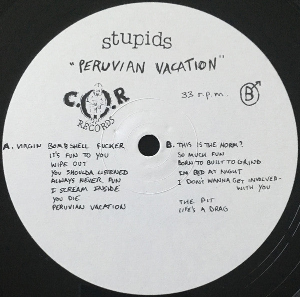 Stupids : Peruvian Vacation (LP, Album, Blu)