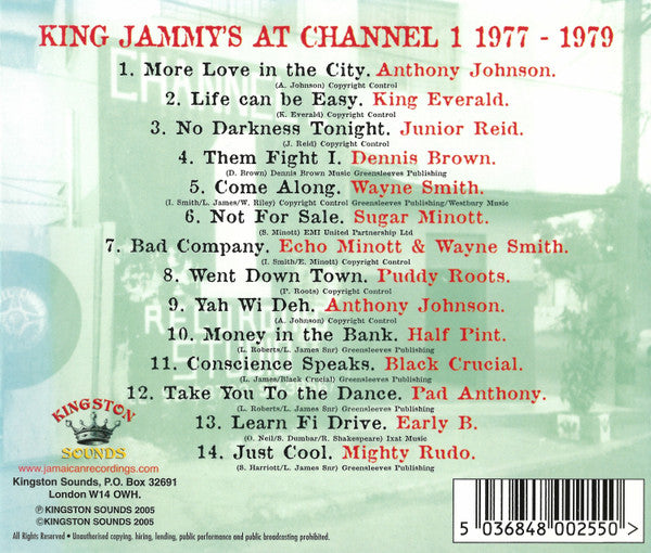 Various : King Jammy's At Channel 1 1977-1979 (CD, Comp)