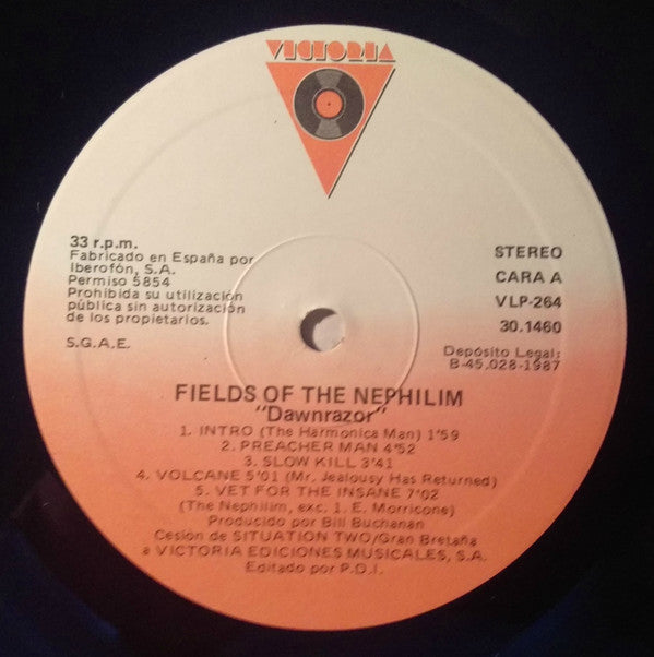 Fields Of The Nephilim : Dawnrazor (LP, Album)
